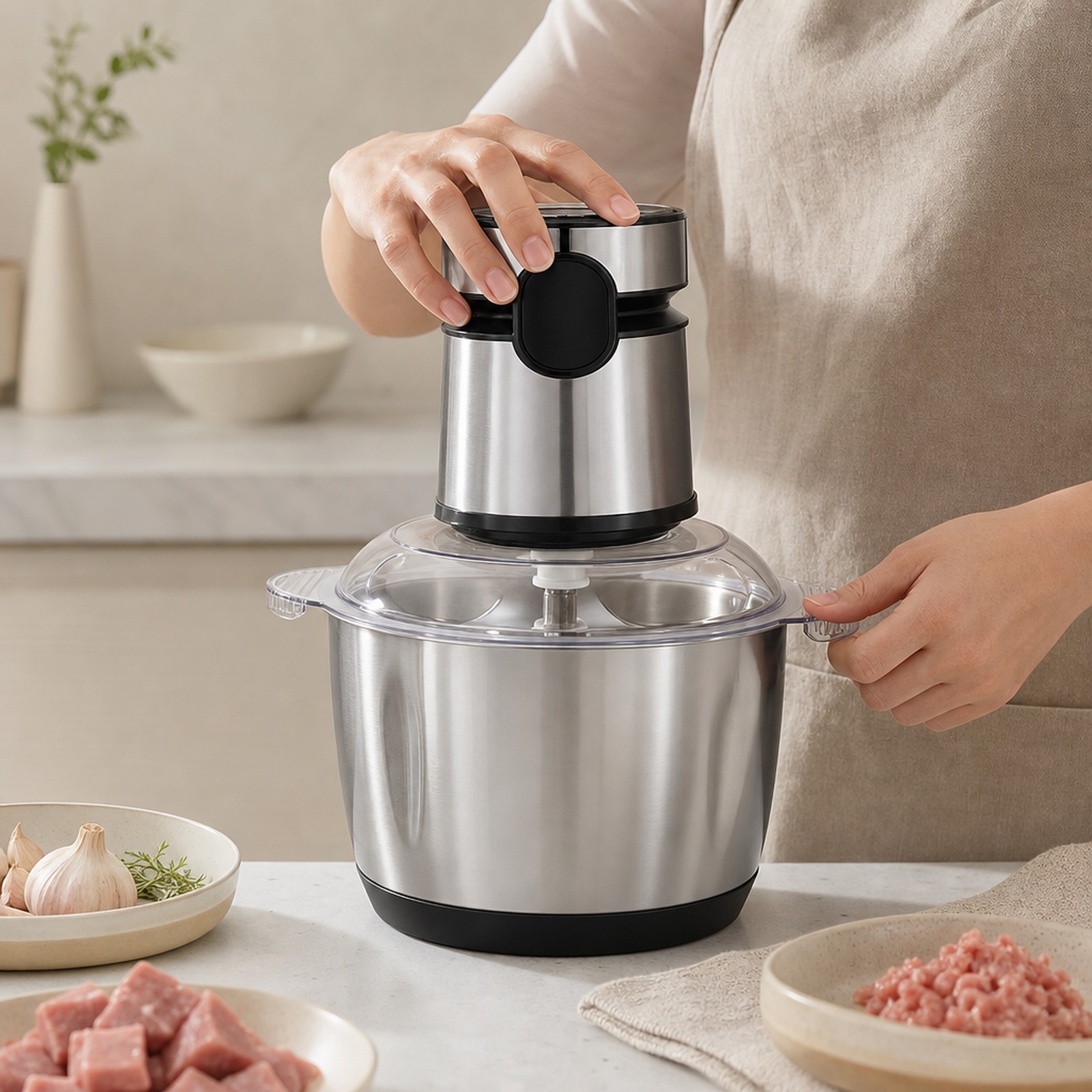 5L Electric Food Chopper