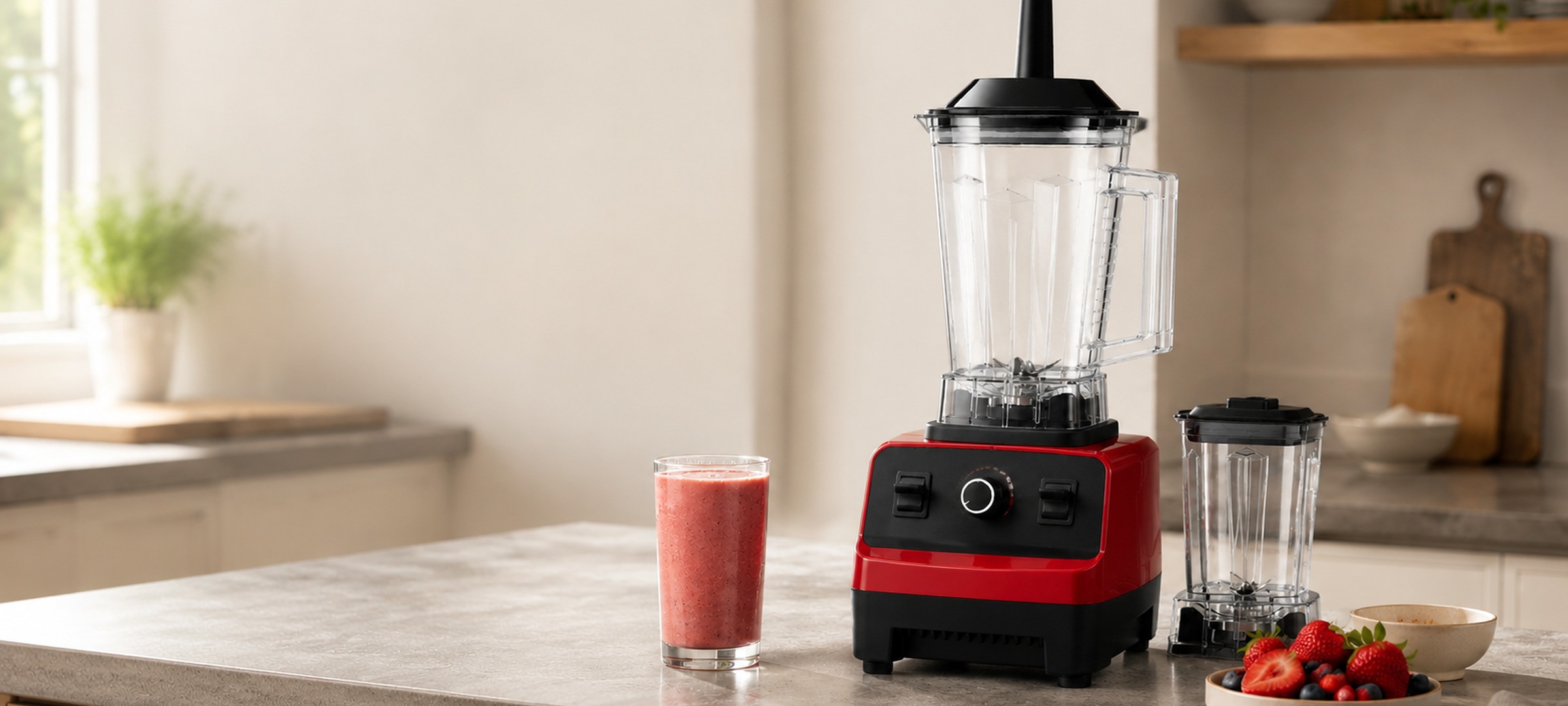 4500W High-Power Blender in a bright everyday kitchen